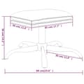 Miniatyrbild 6 av 7: vidaXL Fotpall senapsgul 60x60x36 cm tyg