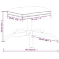 Miniatyrbild 7 av 7: vidaXL Fotpall senapsgul 60x60x36 cm tyg