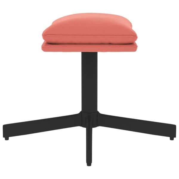 vidaXL Fotpall rosa 60x60x36 cm sammet