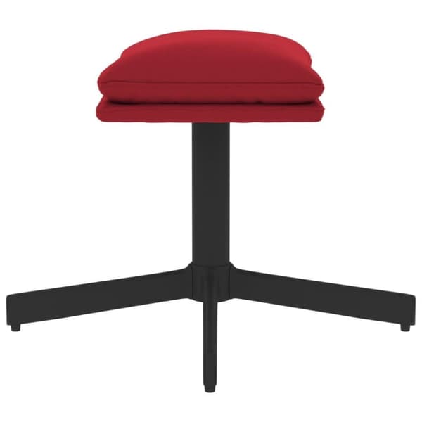 vidaXL Fotpall vinröd 60x60x36 cm sammet