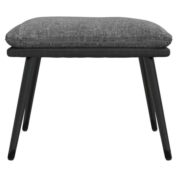 vidaXL Fotpall ljusgrå 45x29,5x35 cm tyg och konstläder