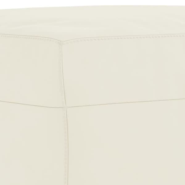 vidaXL Fotpall gräddvit 60x50x41 cm sammet