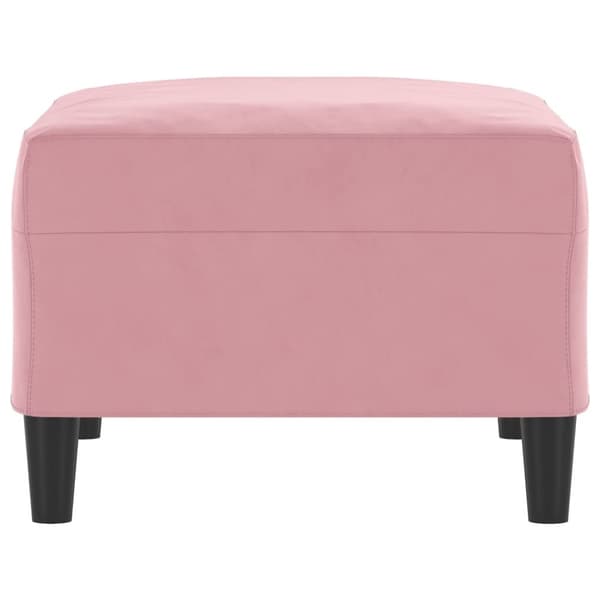 vidaXL Fotpall Rosa 70x55x41 cm sammet