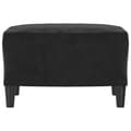 Miniatyrbillede 4 af 8: vidaXL fodskammel 60x50x41 cm velour sort
