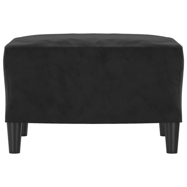 vidaXL fodskammel 60x50x41 cm velour sort