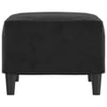 Miniatyrbillede 5 af 8: vidaXL fodskammel 60x50x41 cm velour sort