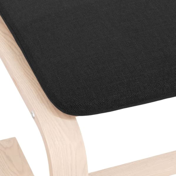 vidaXL fodskammel 51x41x40 cm stof sort