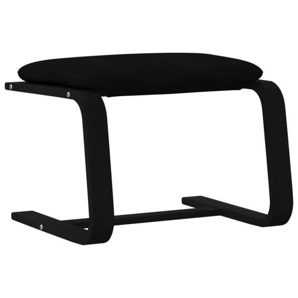 vidaXL fodskammel 51x41x40 cm stof sort