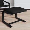 Miniatyrbillede 1 af 9: vidaXL fodskammel 51x41x40 cm stof sort