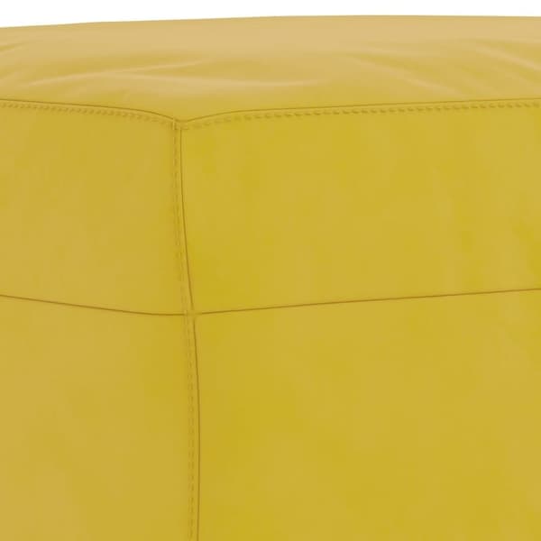 vidaXL fodskammel 60x50x41 cm velour gul