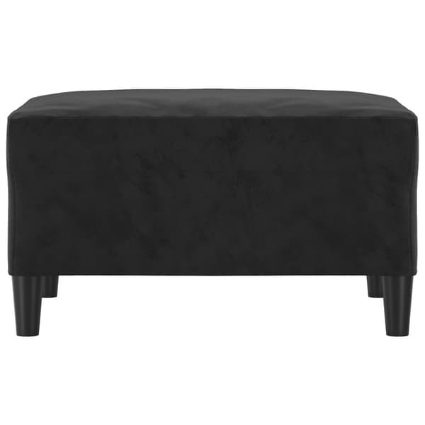 vidaXL fodskammel 70x55x41 cm velour sort