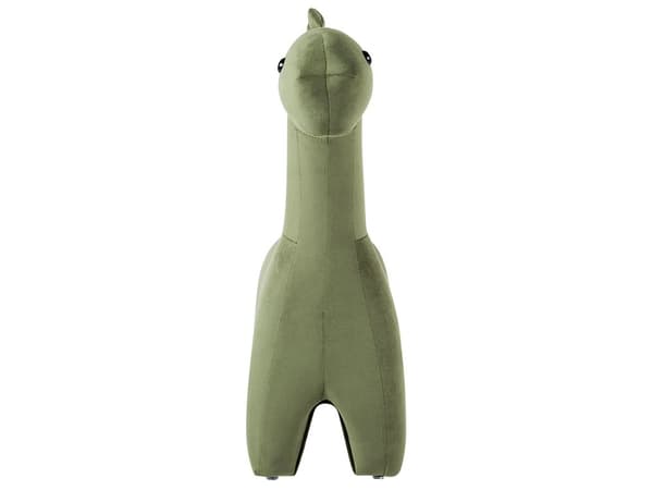 Eläinjakkara vihreä 60 x 76 x 20 cm sametti vaneri dinosaurus lastenhuone lasten moderni