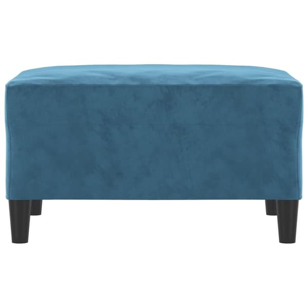 vidaXL fodskammel 70x55x41 cm velour lyserød