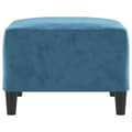 Miniatyrbillede 5 af 8: vidaXL fodskammel 70x55x41 cm velour lyserød
