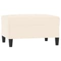 Miniatyrbillede 1 af 8: vidaXL fodskammel 70x55x41 cm velour cremefarvet