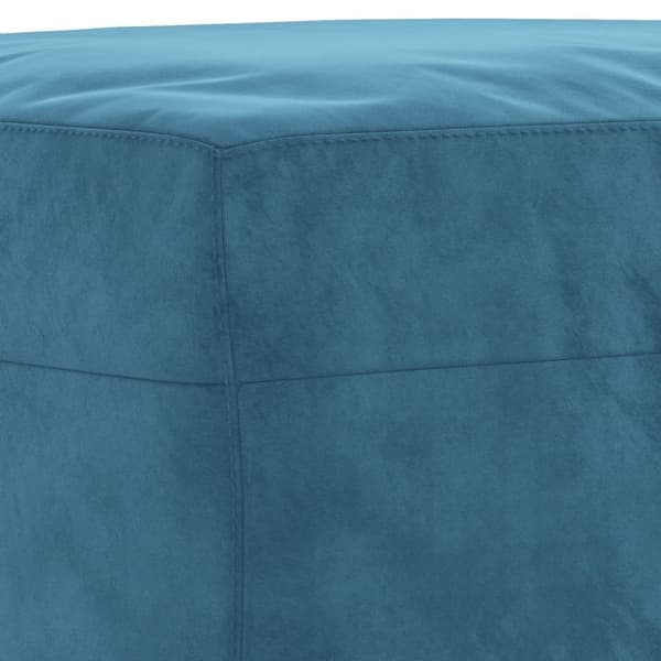 vidaXL fodskammel 60x50x41 cm velour blå