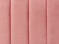 Miniatyrbild 5 av 5: Puff Rosa Sammet 29 x 53 x 48 cm Stoppad Hexagon fotpall Glamour