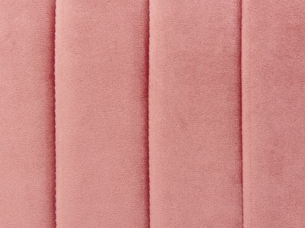 Puff Rosa Fløyel 48 x 53 x 29 cm Polstret Sekskantet Fotskammel Glamorøs stil Stue