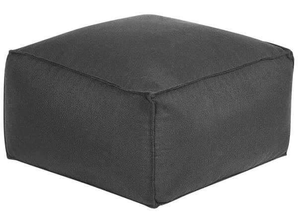 Rahi musta 50 x 30 x 50 cm polyesteri EPS-helmitäyte neliö monikäyttöinen skandinaavinen
