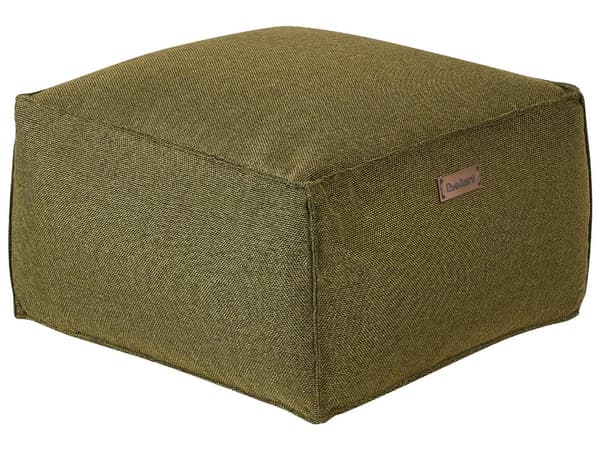 Rahi oliivinvihreä 50 x 30 x 50 cm polyesteri EPS-helmitäyte neliö monikäyttöinen skandinaavinen