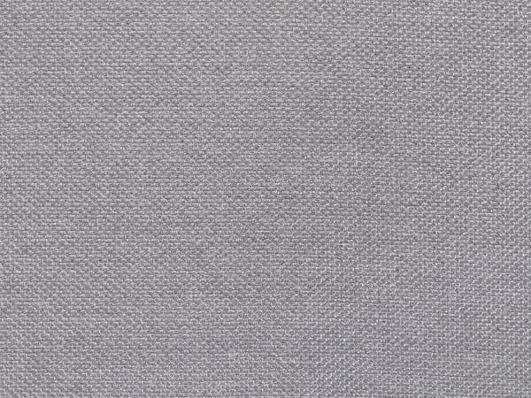 Ottoman Ljusgrå polyesterklädsel Vita aluminiumben Metallram Vattenavvisande för både inomhus- och utomhusbruk