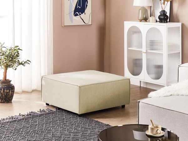 Rahi beige 88 x 88 cm pellava muovijalat moduuli neliö suuri moderni