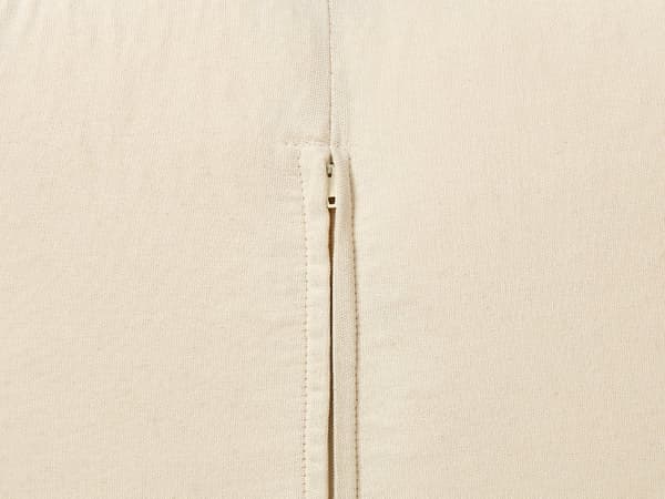 Rahi beige 50 x 50 cm puuvilla EPS-täyte neliö tuftattu lehtikuvio boho moderni