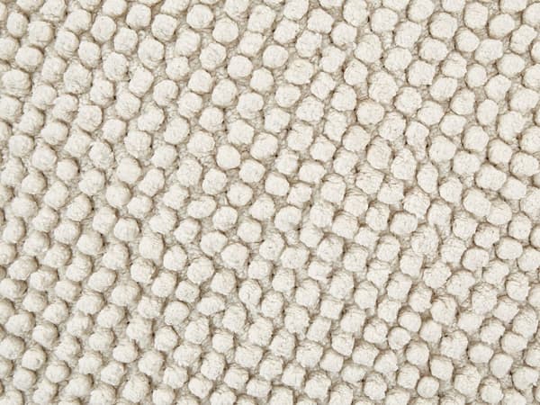 Puf Beige Bomuld 45 x 45 x 45 cm Ensfarvet Mønstret Firkantet Stof Sidde