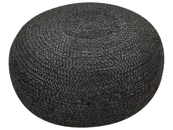 Rahi beige luonnollinen juutti punottu ⌀ 50 cm EPS-täyte pyöreä boho-tyyli
