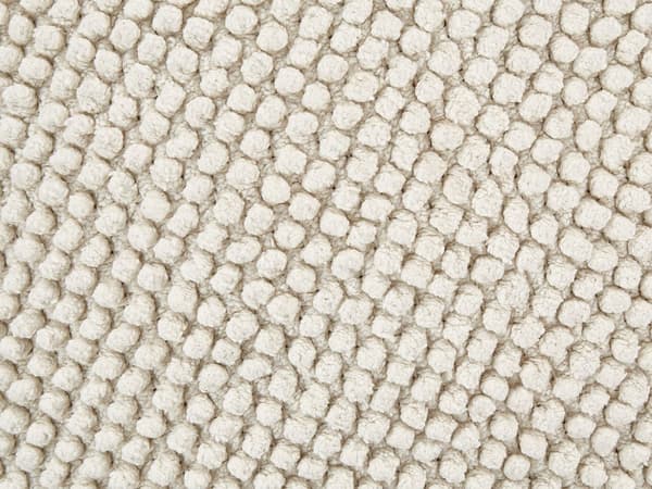 Puff Beige Bomull 45 x 45 x 45 cm Ensfarget Mønstret Firkantet Stoff Sittepute
