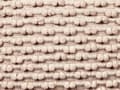 Miniatyrbild 6 av 6: Puff Ottoman Fotpall Taupe Beige 50 x 50 x 35 cm Handvävd Bomullspärlor Fyllning Fyrkant