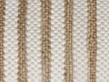 Miniatyrbilde 6 av 6: Sittepuff Beige og Hvit 60 x 60 x 30 cm Jute Polyester Bomull Abstrakt Mønster Kvadratisk Sittepuff i Stoff