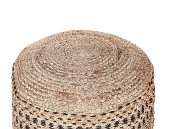 Rahi luonnonväri 50 cm juutti puuvilla pyöreä EPS-raetäyte käsintehty luonnollinen boho