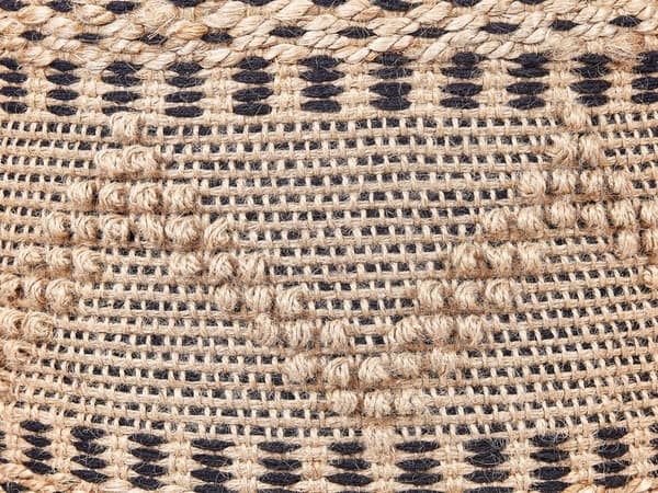 Rahi luonnonväri 50 cm juutti puuvilla pyöreä EPS-raetäyte käsintehty luonnollinen boho