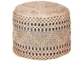 Pikkukuva 1 / 6: Rahi luonnonväri 50 cm juutti puuvilla pyöreä EPS-raetäyte käsintehty luonnollinen boho