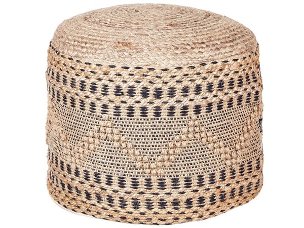Rahi luonnonväri 50 cm juutti puuvilla pyöreä EPS-raetäyte käsintehty luonnollinen boho