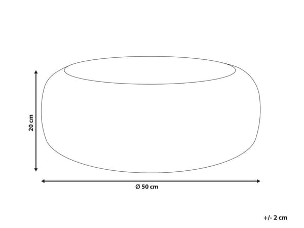 Rund Puf Beige Brun Natur Vandhyacint ø 50 cm Stor Flettet Gulvpude til Soveværelset Boho Siddepuf til Entre Tilbehør Sofapuf