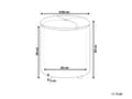 Miniatyrbilde 3 av 7: Puff i rosa stoff 40 x 38 cm med oppbevaring Krakk Glamour