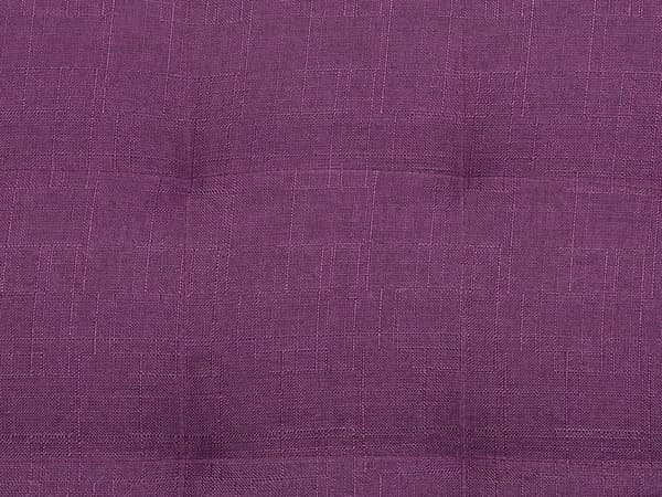 Fotskammel Lilla Stoff 80 x 80 cm Metallben Dekorative knapper Moderne design Puff Stue