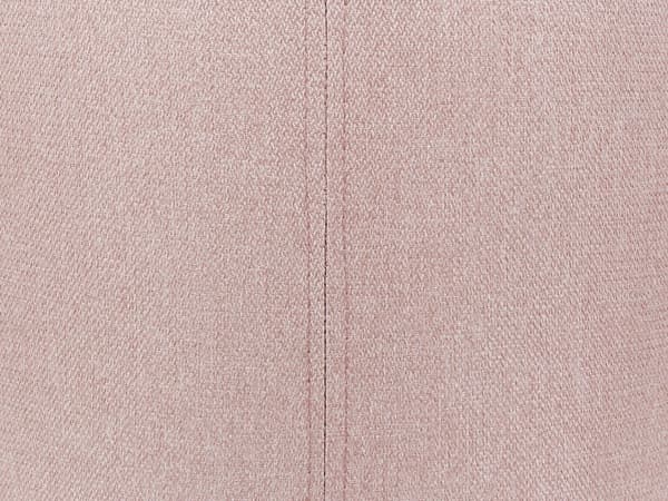 Puff Rosa Tyg 40 x 38 cm med Förvaring Pall Glamour Vardagsrum Sovrum