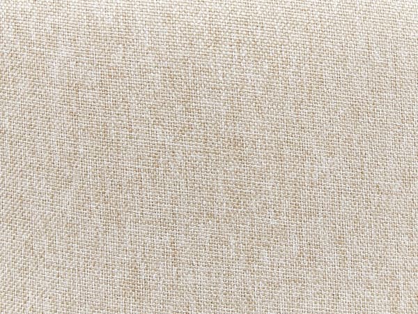 Puff Beige Linne Rund 45 x 45 x 42 cm Fotpall Accent Klädsel Modernt Vardagsrum Sovrumsinredning Möbler