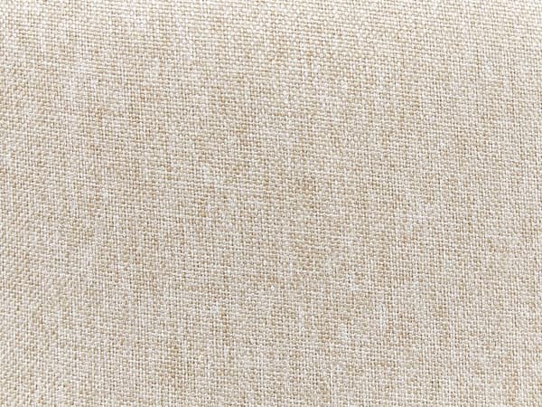 Puf Beige Linned ø 45 cm Hexagonal Siddepuf i Stof Multifunktionel Fodskammel Indendørs Stue Børnepuf Design