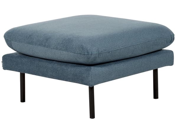 Rahi sininen chenille kangas verhoilu alumiinijalat 70 x 70 x 44 cm pehmuste neliö moderni retro tyyli