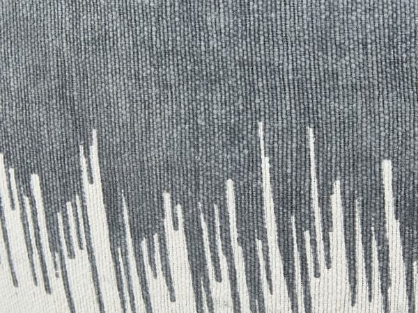 Puff Grå Hvit Bomull 50 x 30 cm Rund form Dekorativt mønster Håndlaget Bohemsk stil Moderne stil Tilbehør Stue Soverom