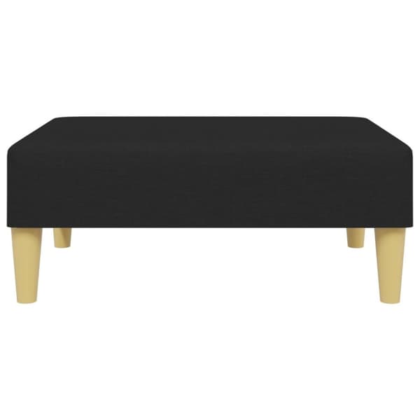vidaXL Fotpall svart 77x55x31 cm tyg