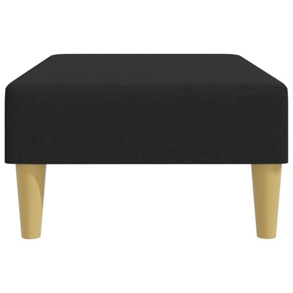 vidaXL Fotpall svart 77x55x31 cm tyg