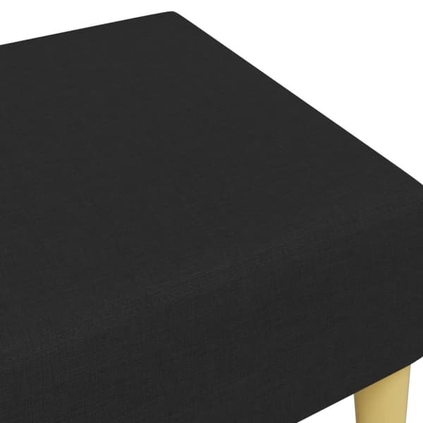 vidaXL Fotpall svart 77x55x31 cm tyg