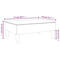 Miniatyrbild 8 av 8: vidaXL Fotpall svart 77x55x31 cm tyg