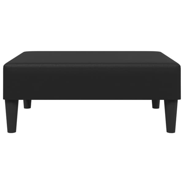 vidaXL Fotpall svart 77x55x31 cm konstläder