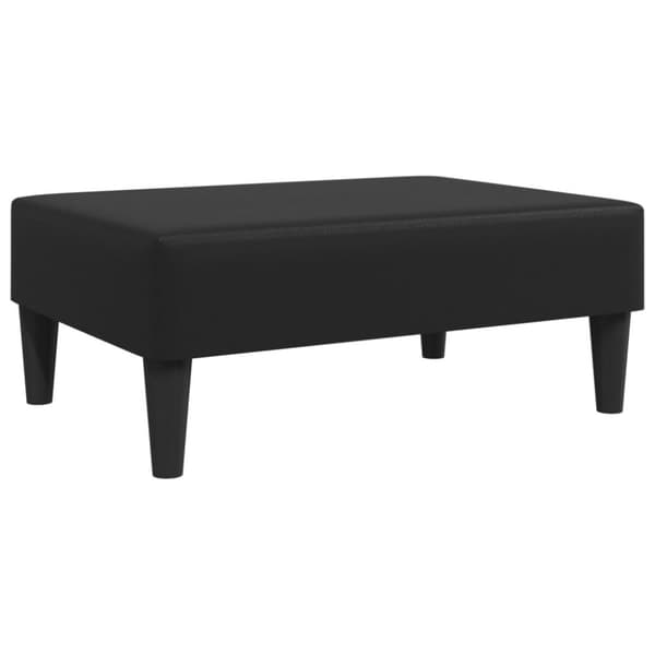 vidaXL Fotpall svart 77x55x31 cm konstläder